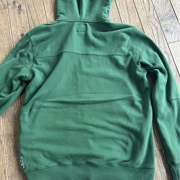 Men’s Roots Full Zip Green Hoodie Sz M - Picture 9 of 10